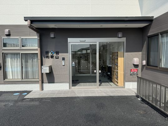 明るいエントランス