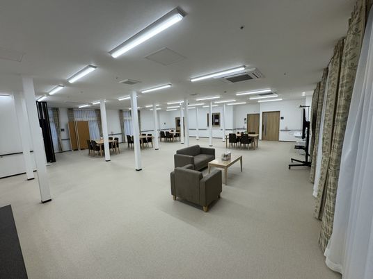 広々とした共有スペース