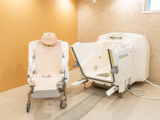 最新設備を備えた浴室