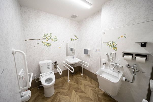 明るいトイレ空間