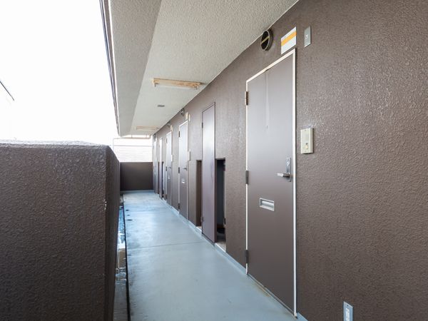開放的な廊下