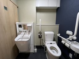 設備が充実したトイレ