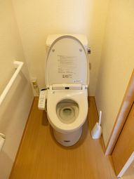 ゆとりのあるトイレ空間