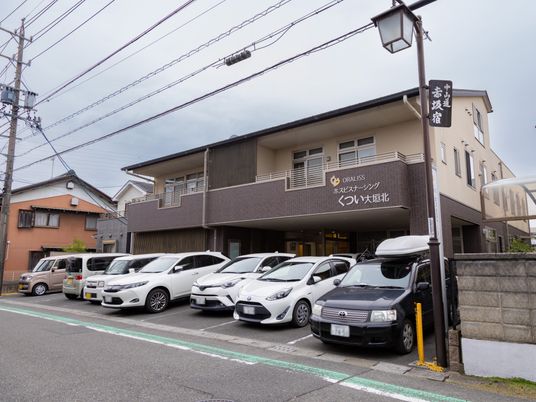 建物外観の駐車場