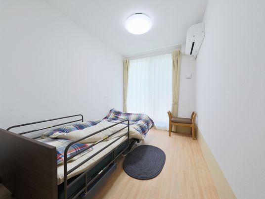 ゆったりとした中庭