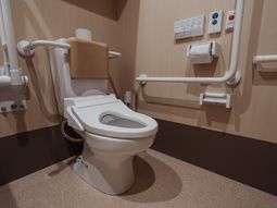 機能的なトイレ