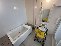安全な浴室設備