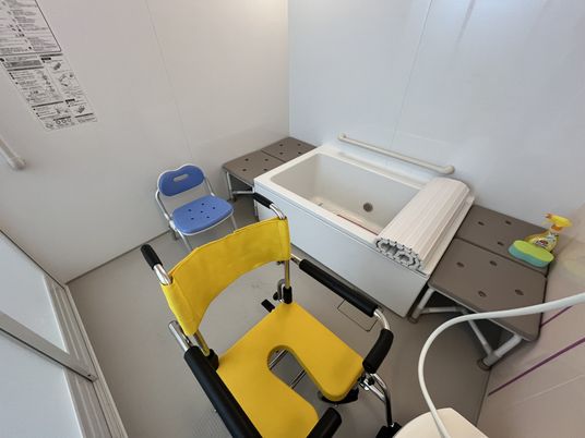 清潔感のある入浴スペース