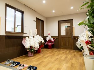 温かみのある廊下