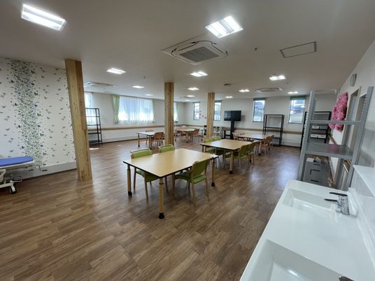 自然光が入る室内