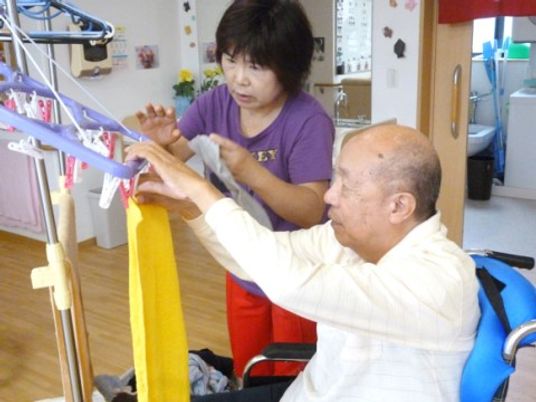 機能訓練の一コマ