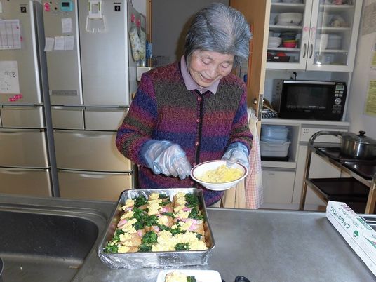 手作り料理の準備
