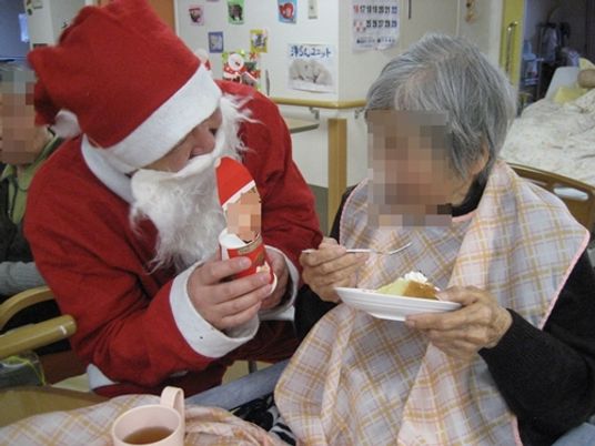 優しい交流の様子