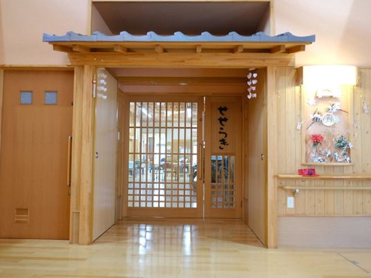 和風の玄関口  