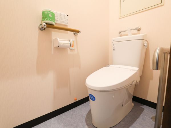 清潔なトイレの様子