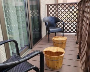 落ち着いた雰囲気のテラス