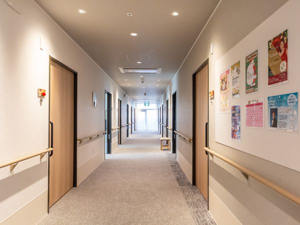 明るい廊下