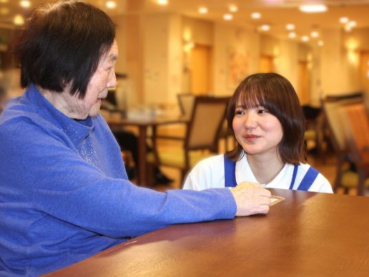 スタッフと利用者の交流