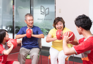 運動中の様子 機能訓練室