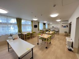 ゆったりした食堂