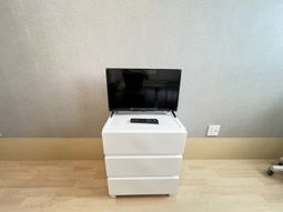 居室のテレビセット