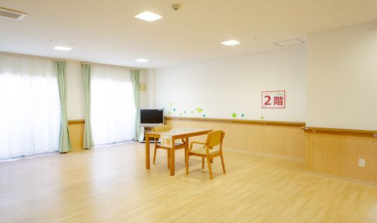 ゆとりある休憩室
