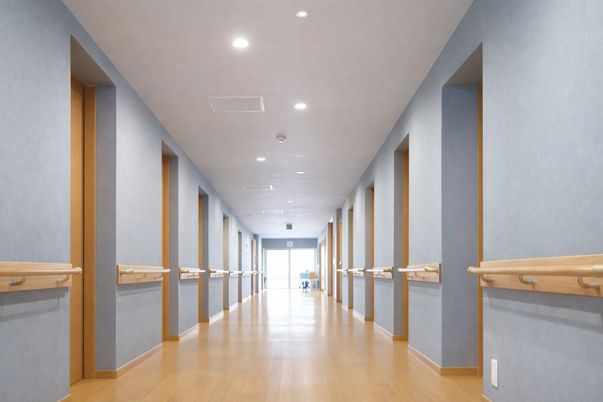 長い廊下の様子
