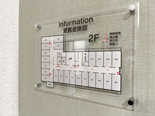 避難経路図の説明