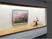 桜の絵がある飾り棚の廊下  