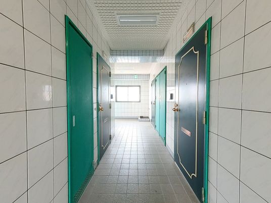 明るい廊下