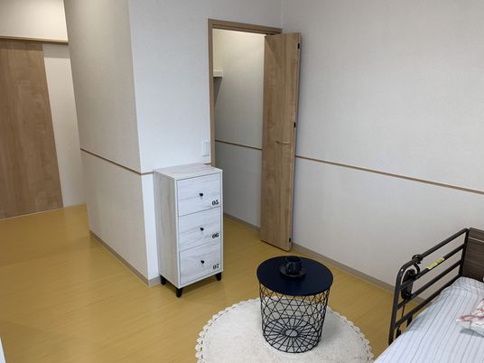 ゆったりとした居室