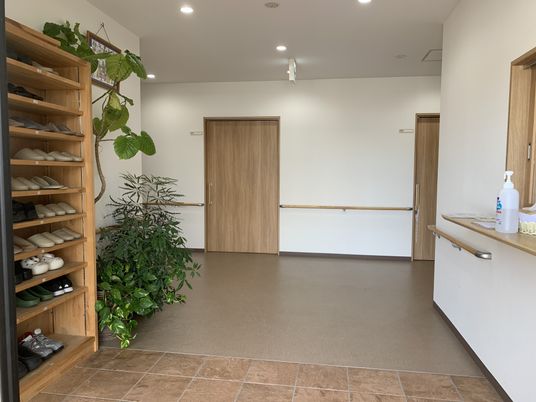 居心地の良い玄関ホール