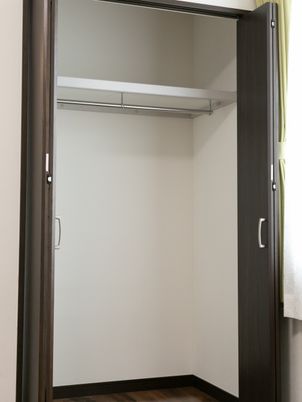 整理された居室の収納