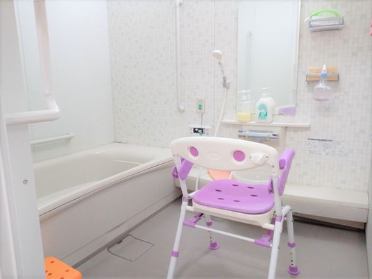 設備充実の浴室