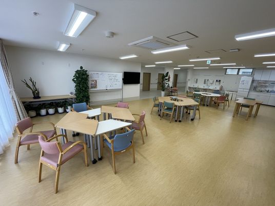 広々とした共有スペース
