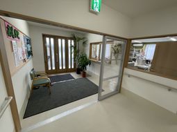 ゆったりとした廊下