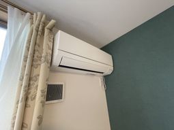 エアコン完備の居室