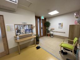 清潔感ある入口付近