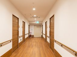温かみのある廊下