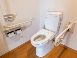 広々としたトイレ