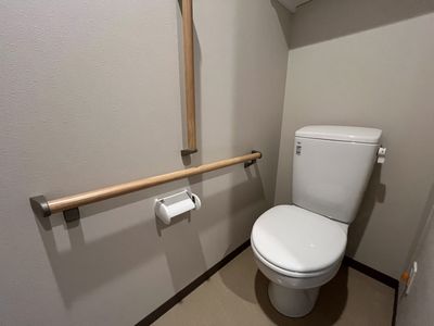 安全な空間のトイレ