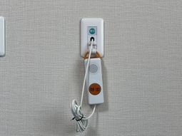 コールボタンと壁