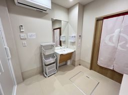 清潔な洗面台エリア