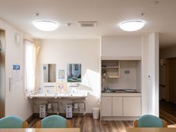 明るい空間のキッチン