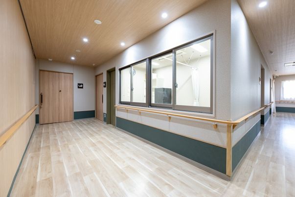 明るい廊下