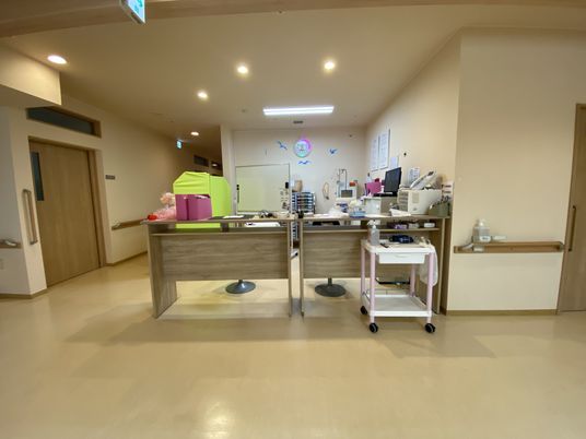 広々としたナースステーション