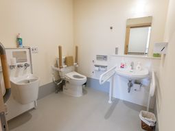 快適な設備のトイレ