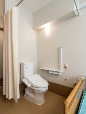 清潔なトイレ設備