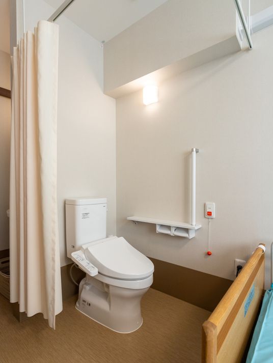 清潔なトイレ設備