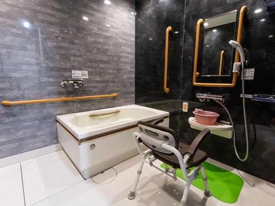 安全な浴室設備